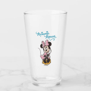 Playful Minnie Mouse Polka Dot Daydream Glass