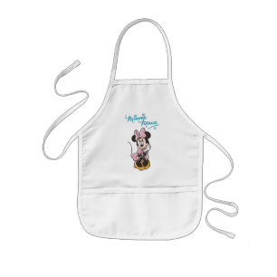 Playful Minnie Mouse Polka Dot Daydream Kids' Apron