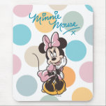 Playful Minnie Mouse Polka Dot Daydream Pad<br><div class="desc">Sweet, stylish, and full of cheerful charm, this delightful artwork features Minnie Mouse in a playful pose set against a colorful polka dot background. With soft pastel tones, expressive linework, and a fun handwritten-style accent, this design captures Minnie’s lovable personality and timeless Disney flair. Perfect for customizable Zazzle products like...</div>