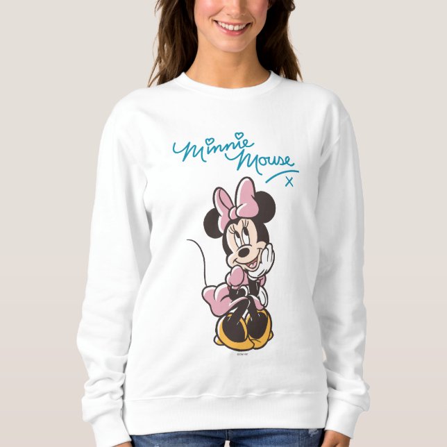 Playful Minnie Mouse Polka Dot Daydream Sweatshirt (Front)