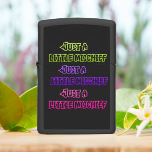 Playful Mischief Unleashed Zippo Lighter