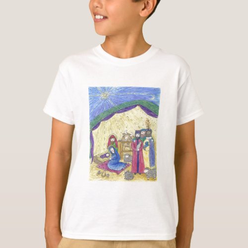 Playful Nativity T_Shirt