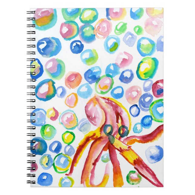 Playful Octopus notebook (Front)