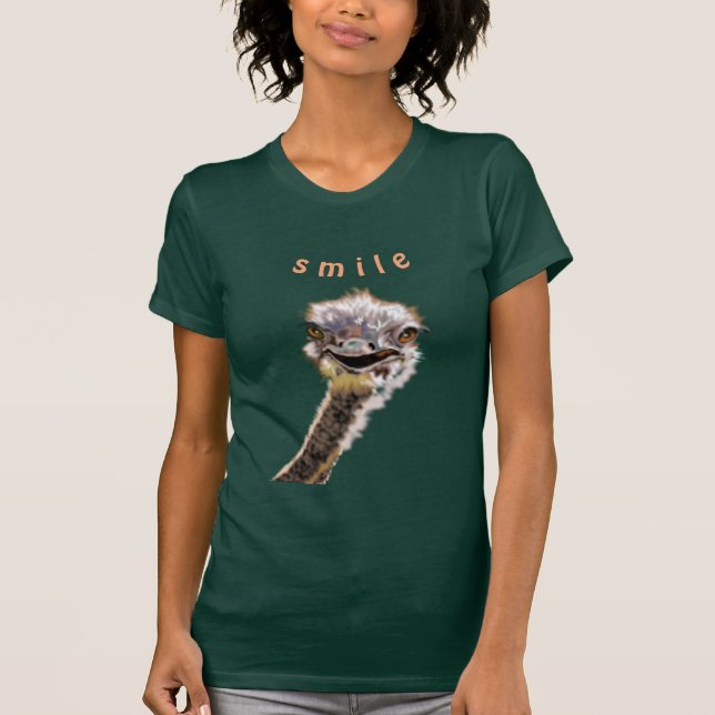 Playful Ostrich T-Shirt (Front)