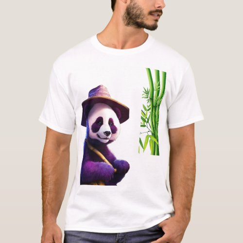 Playful Panda Paradise T_Shirt