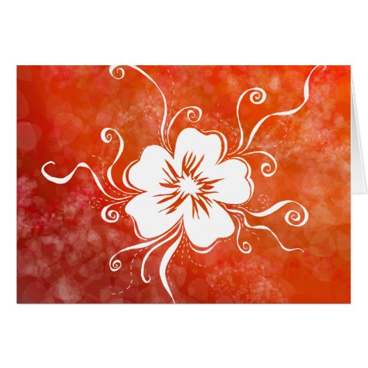 Playful Pansy - reverse pumpkin Cards (Front Horizontal)