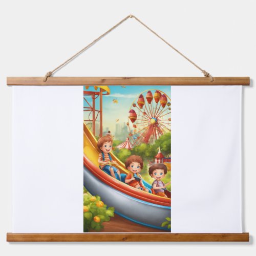 Playful Paradise T_Shirt Designs Inspired by Chil Hanging Tapestry