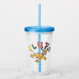 Playful Pastel Pluto Acrylic Tumbler