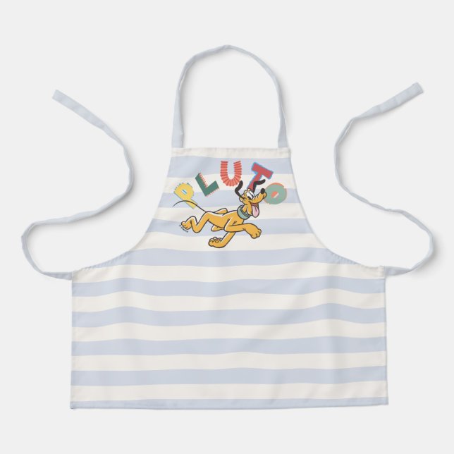 Playful Pastel Pluto Apron (Front)
