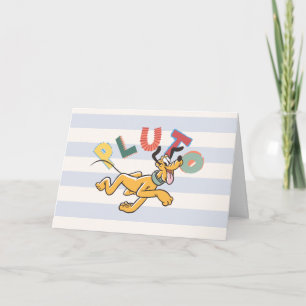 Playful Pastel Pluto Card