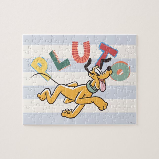 Playful Pastel Pluto Jigsaw Puzzle (Horizontal)