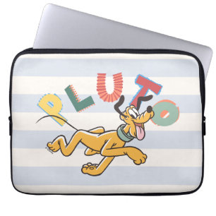 Playful Pastel Pluto Laptop Sleeve