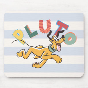 Playful Pastel Pluto Mouse Pad