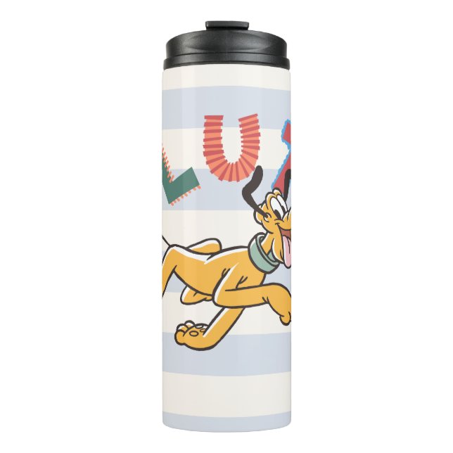 Playful Pastel Pluto Thermal Tumbler (Front)