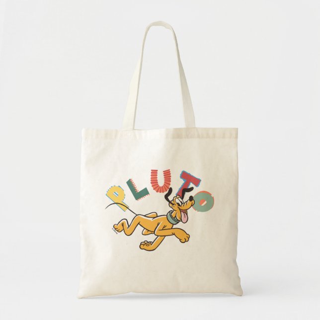 Playful Pastel Pluto Tote Bag (Front)