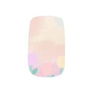Playful Pastels Minx Nail Art a Fun Winter Vibe
