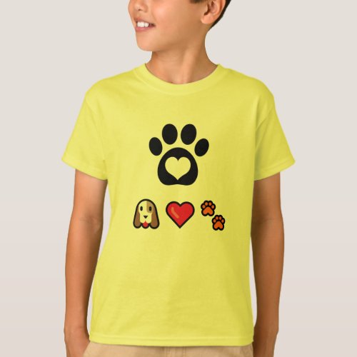 Playful Paws Dog T_Shirt _ Celebrate Furry Style
