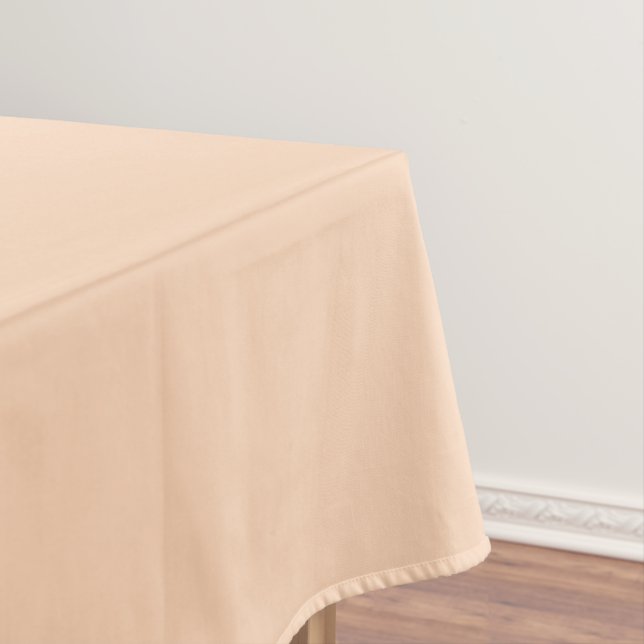Playful Peach Beige  Tablecloth (In Situ)