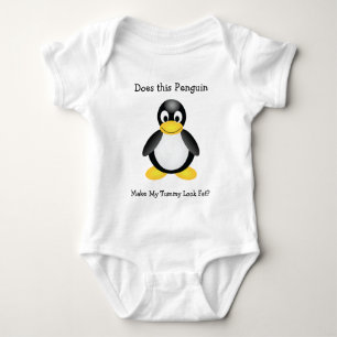 Playful Penguin Baby Tee