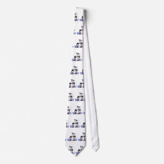 playful penguins neck tie