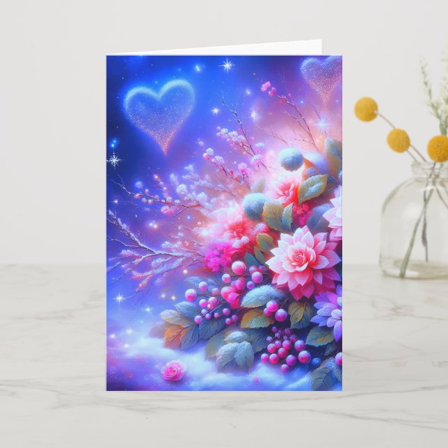 Playful Petals: Stunning Floral Cards (Front)
