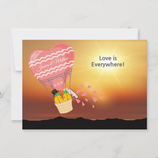 Playful Pineapple "Love is Everywhere" Cards (Front)