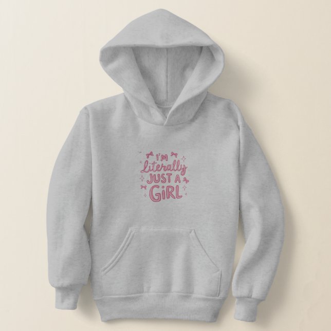 "Playful Pink Statement" Hoodie (Laydown)