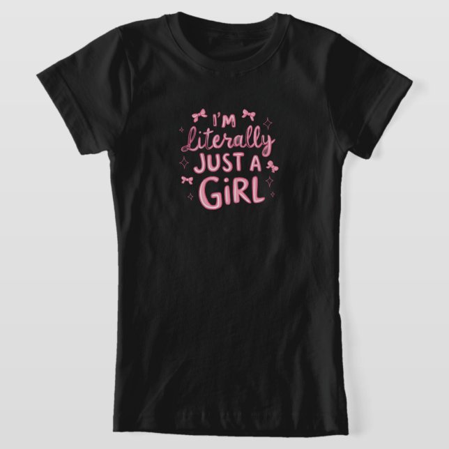 "Playful Pink Statement" T-Shirt (Laydown)