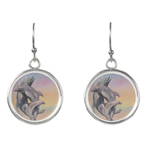 PLAYFUL PORPOISES EARRINGS