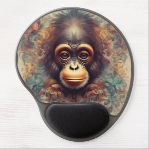 "Playful Primate" Gel Comfort Mouse Pad