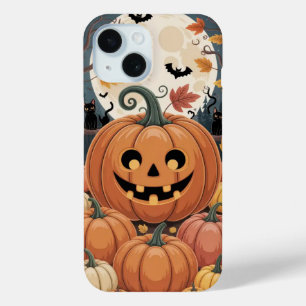 Playful Pumpkin Harvest Moon iPhone / iPad case