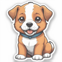 Playful Puppy with Tongue Out