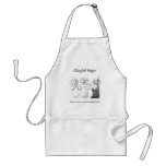 Playful pups, happy hearts, and wagging tails adult apron