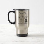 Playful pups, happy hearts, and wagging tails travel mug
