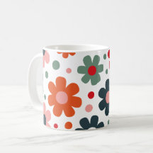 Playful Retro Flower Pattern
