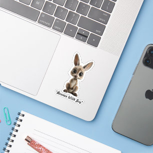 "Playful Roo Friend" Sticker