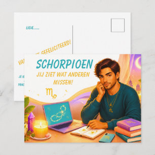 Playful Scorpio Birthday Card for [Him]