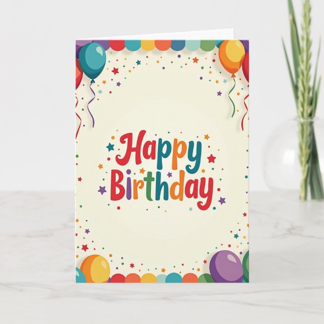 Playful Script Birthday Card (Front)