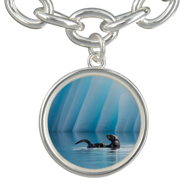 Playful Sea Otter Charm Bracelet (Design)