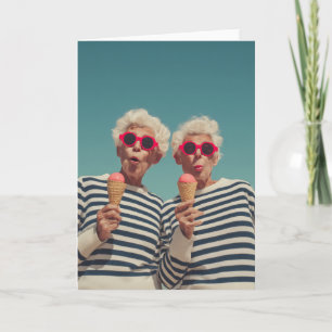 Playful Senior Summer Vibes Card