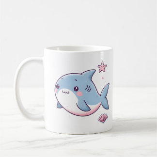 Playful Shark with Bold Ocean Charm Coffee Mug