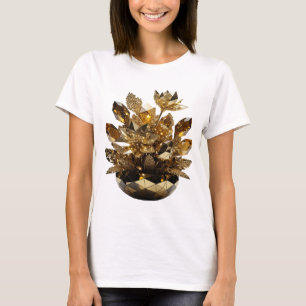 Playful Silver ABSTRACT ART Fashion Print v4 T-Shirt