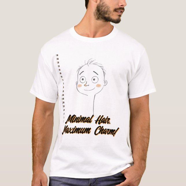 Playful Sketch of a Smiling Face T-Shirt (Front)