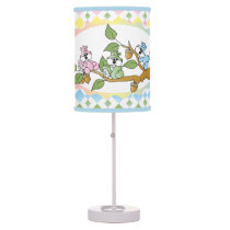 Playful Squirrel Nursery Theme Table Lamp