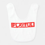 Playful Stamp Baby Bib