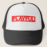 Playful Stamp Trucker Hat