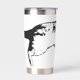 Playful Surprise in Fine Ink Insulated Tumbler