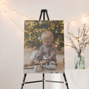 Playful Sweet, Three Photo Kids Birthday Foam Board