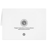 Playful Tabby Kitten Cards (Back Horizontal)