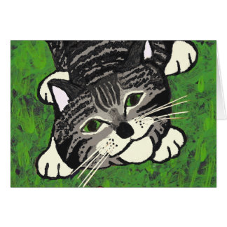 Playful Tabby Kitten Cards